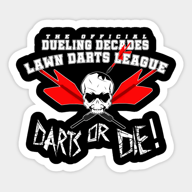 DD Lawn Darts League Sticker by Dueling Decades